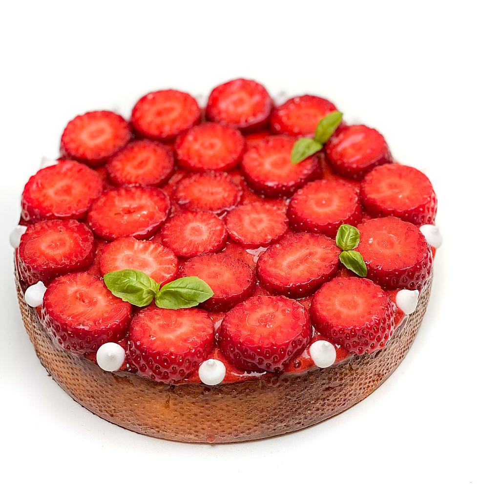 Atelier en groupe Tarte fraise citron basilic